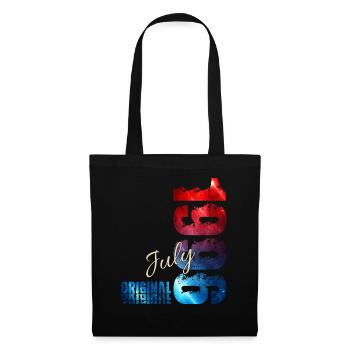 Cadeau du 30e anniversaire Original juillet 1996 - Sac en tissu - noir - Devant