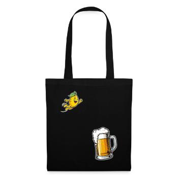 Radler Beer Funny Lemon Party Mood - Tote Bag - black - Front