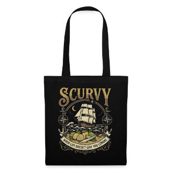 Conception du Lemon du Pirate Ship - Sac en tissu - noir - Devant