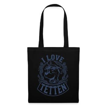 I Love Tetten Adult Humor For Men - Tote Bag - black - Front