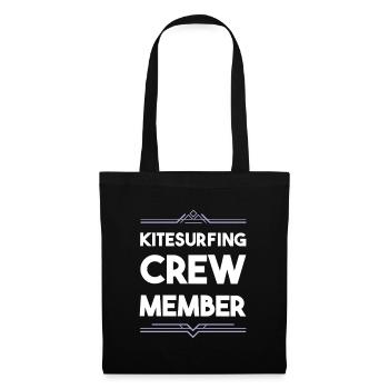 Équipe de kitesurf - Sac en tissu - noir - Devant
