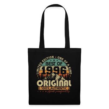 Original 1996 Vintage Vintage Rétro Anniversaire - Sac en tissu - noir - Devant