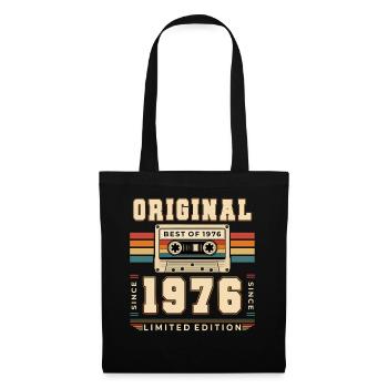 50e anniversaire Gift Man cassette Best of 1976 - Sac en tissu - noir - Devant