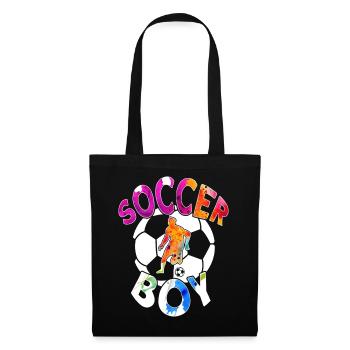 FUßBALL, GARÇON DE FOOTBALL - Sac en tissu - noir - Devant