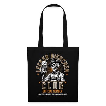 Lecker Bierchen Club - Stoffbeutel - Schwarz - Vorne