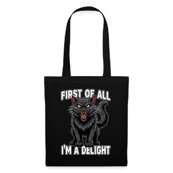 First I'm a treat - Tote Bag - black - Front