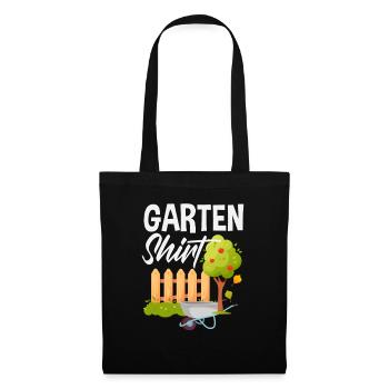 Garten Gärtner Pflanzen - Stoffbeutel - Schwarz - Vorne
