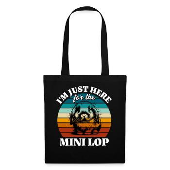 Funny Small Ram Rabbit Sayings - Tote Bag - black - Front