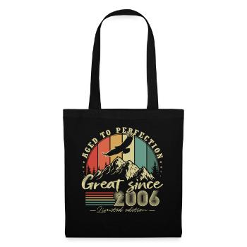 2006 Vintage Vintage Birthday Retro Gift - Tote Bag - black - Front