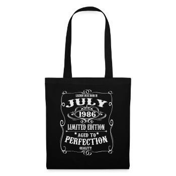 Legends were born in July 1986 - Tote Bag - black - Front