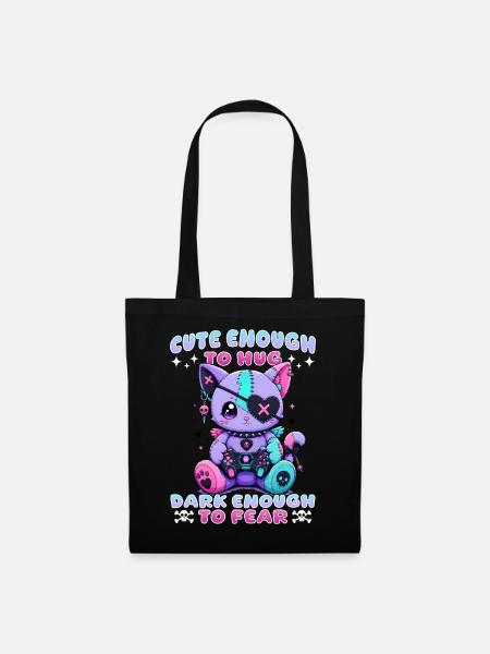Pastel Goth Soft Goth Gaming Gamer - Stoffbeutel - Schwarz