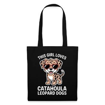 Louisiana Catahoula Leopard Dog Saying Gift - Tote Bag - black - Front
