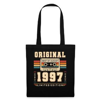 Cadeau d’anniversaire du 29e anniversaire Août 1997 - Sac en tissu - noir - Devant
