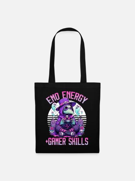 Pastel Goth Soft Goth Gaming Gamer - Stoffbeutel - Schwarz