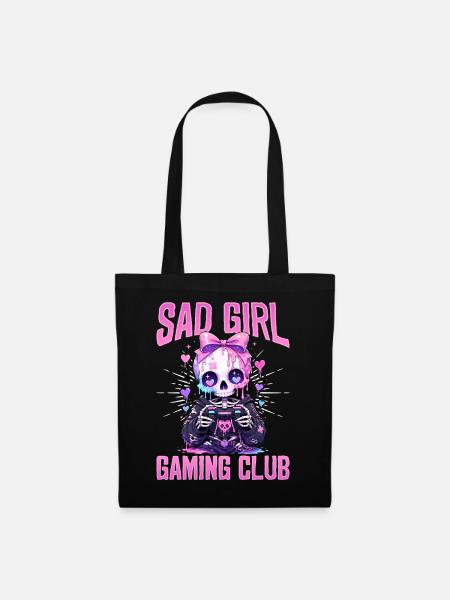 Pastel Goth Soft Goth Gaming Gamer - Stoffbeutel - Schwarz