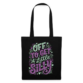 Je pars faire un peu la folie - Sac en tissu - noir - Devant