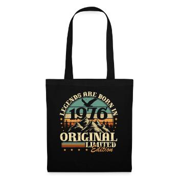 Cadeau d’anniversaire Legends 1976 Vintage 50 - Sac en tissu - noir - Devant