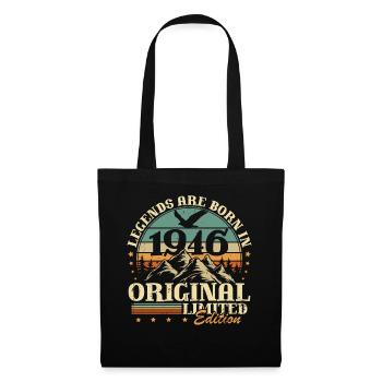 Legends 1946 Vintage 80th Birthday Gift - Tote Bag - black - Front