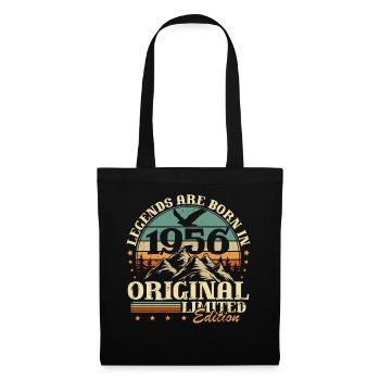 Cadeau d’anniversaire Legends 1956 Vintage 70 - Sac en tissu - noir - Devant