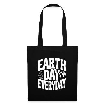Jour de la Terre tous les jours - Sac en tissu - noir - Devant