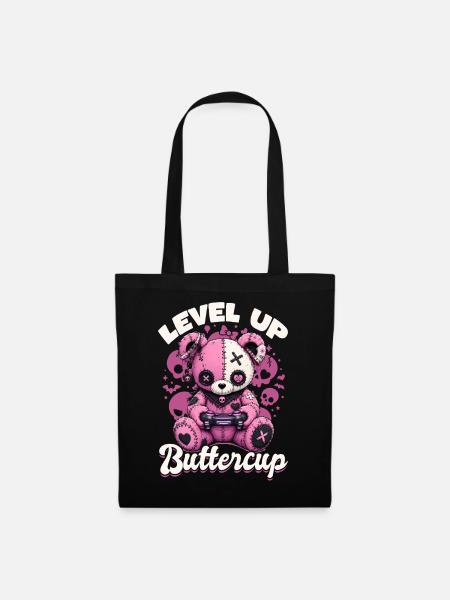 Pastel Goth Soft Goth Gaming Gamer - Stoffbeutel - Schwarz