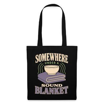Klangbad Klangheilung Singing Bowl Gift - Tote Bag - black - Front