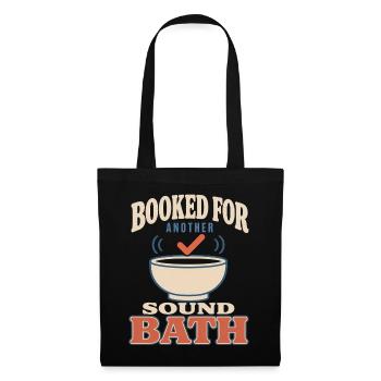 Klangbad Klangheilung Singing Bowl Gift - Tote Bag - black - Front