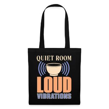 Klangbad Klangheilung Singing Bowl Gift - Tote Bag - black - Front