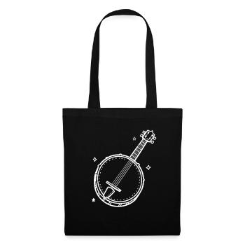 Banjo de dessins animés - Sac en tissu - noir - Devant