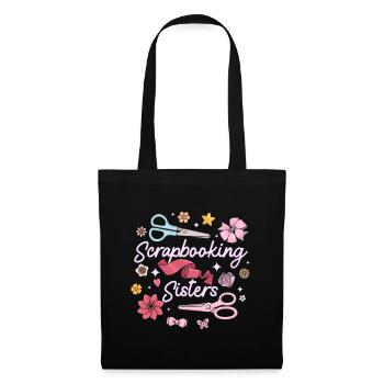 Scrapbooking Sisters - Tote Bag - black - Front