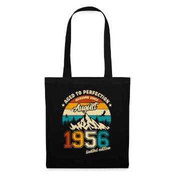 August 1956 | Aged to perfection | Birthday - Tote Bag - black - Front