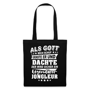 Jongleur - Stoffbeutel - Schwarz - Vorne