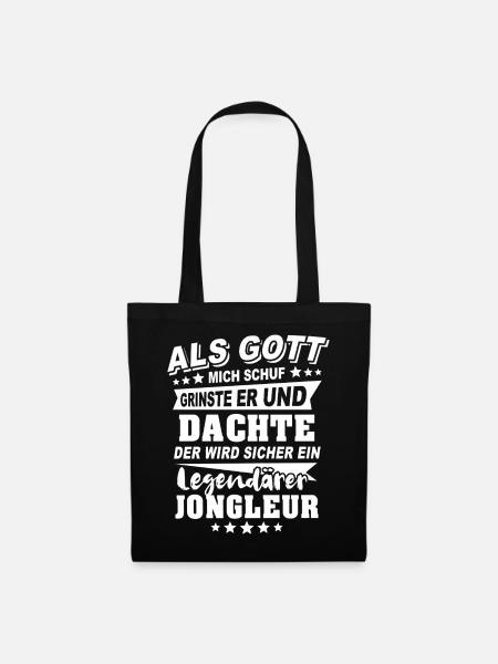 Jongleur - Stoffbeutel - Schwarz