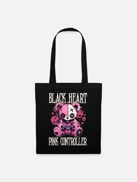 Pastel Goth Soft Goth Gaming Gamer - Stoffbeutel - Schwarz