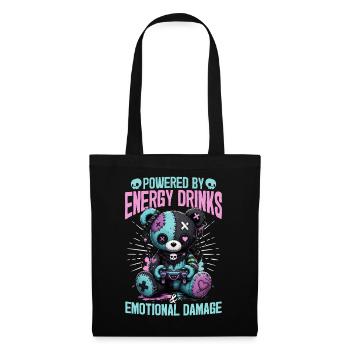 Pastel Goth Soft Goth Gaming Gamer - Stoffbeutel - Schwarz - Vorne