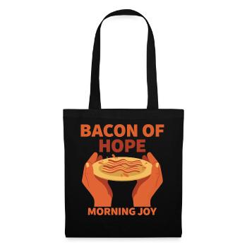 Café du matin, Bacon de l’espoir, Breakfast Joy Brunch du matin - Sac en tissu - noir - Devant