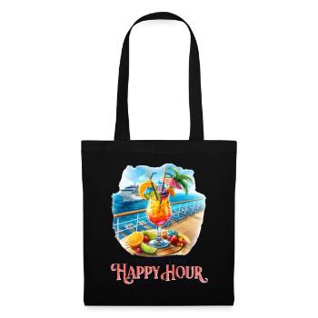 En se déplaçant vers l’happy hour - Sac en tissu - noir - Devant