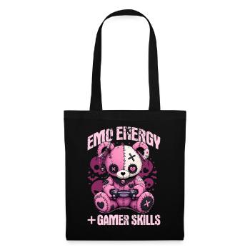 Pastel Goth Soft Goth Gaming Gamer - Stoffbeutel - Schwarz - Vorne