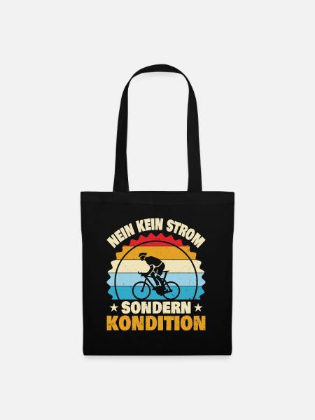 Kein Strom - Stoffbeutel - Schwarz