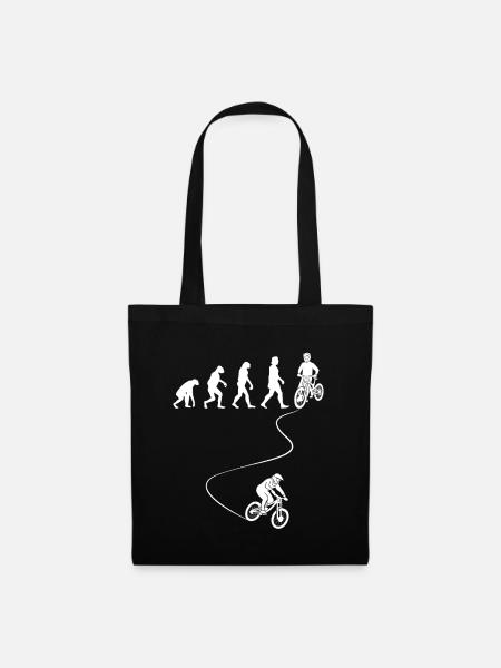 Fahrrad Evolution - Stoffbeutel - Schwarz