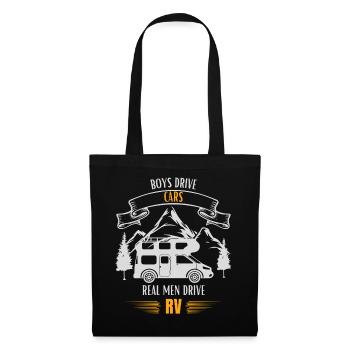 Real Men Drive RV - Tote Bag - black - Front