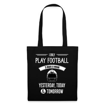 Funny Football Quote - Tote Bag - black - Front