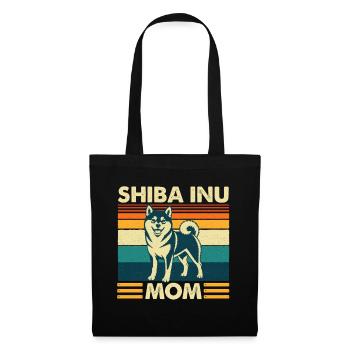 Shiba Inu Mom Kawaii Japanese Doge - Tote Bag - black - Front