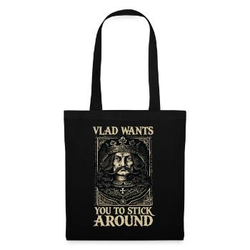 Vlad wants to stay you - Tote Bag - black - Front
