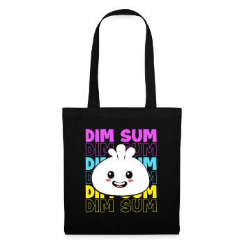 Dim Sum - Stoffbeutel - Schwarz - Vorne