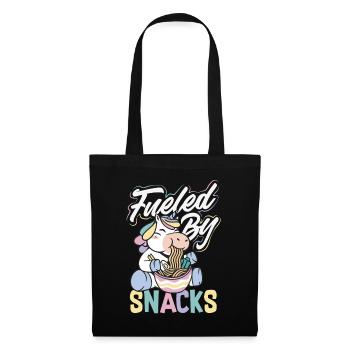 J’ai besoin de snacks, d’humour animalier drôle - Sac en tissu - noir - Devant
