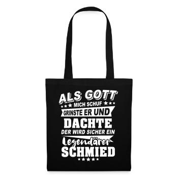 Schmied - Stoffbeutel - Schwarz - Vorne