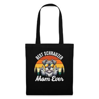 Best Schnauzer Mom Ever Proud Dog Parent - Tote Bag - black - Front