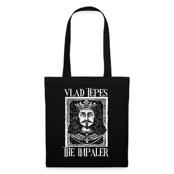 Vlad Tepes Der Impaler Kunst - Stoffbeutel - Schwarz - Vorne