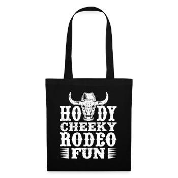 Rodeo Horse Riding Rodeo Fun Cowboy - Tote Bag - black - Front